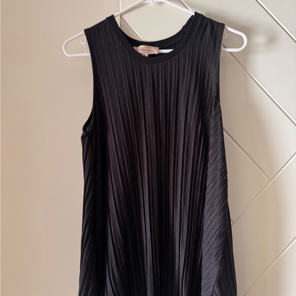 Philosophy Charcoal Ribbed Knit Top